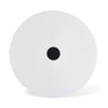 Universal 40cm Frosted Acrylic Diffuser Disk In White With Black Detail
