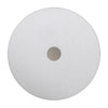 Universal 40cm Frosted Acrylic Diffuser Disk In White With Satin Nickel Detail