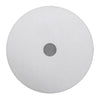 Universal 50cm Frosted Acrylic Diffuser Disk In White With Chrome Detail