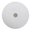 Universal 50cm Frosted Acrylic Diffuser Disc In White With Satin Nickel Detail