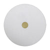 Universal 50cm Frosted Acrylic Diffuser Disc In White With Antique Brass Detail