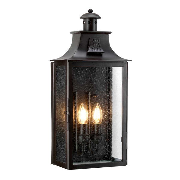 Kendal Wrought Iron Outdoor Wall Light
