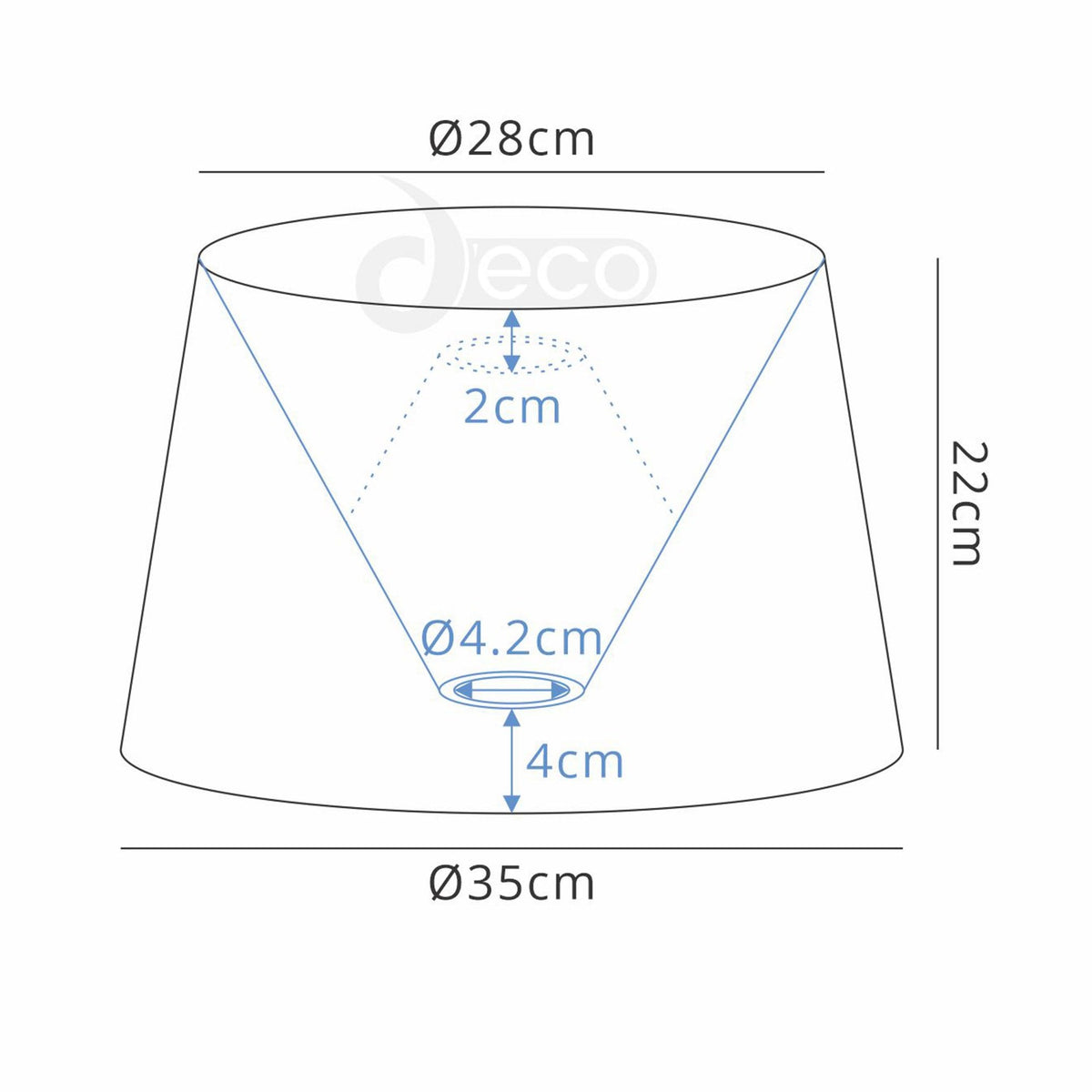 Sutton 35cm Nude Beige Faux Silk Tapered Shade