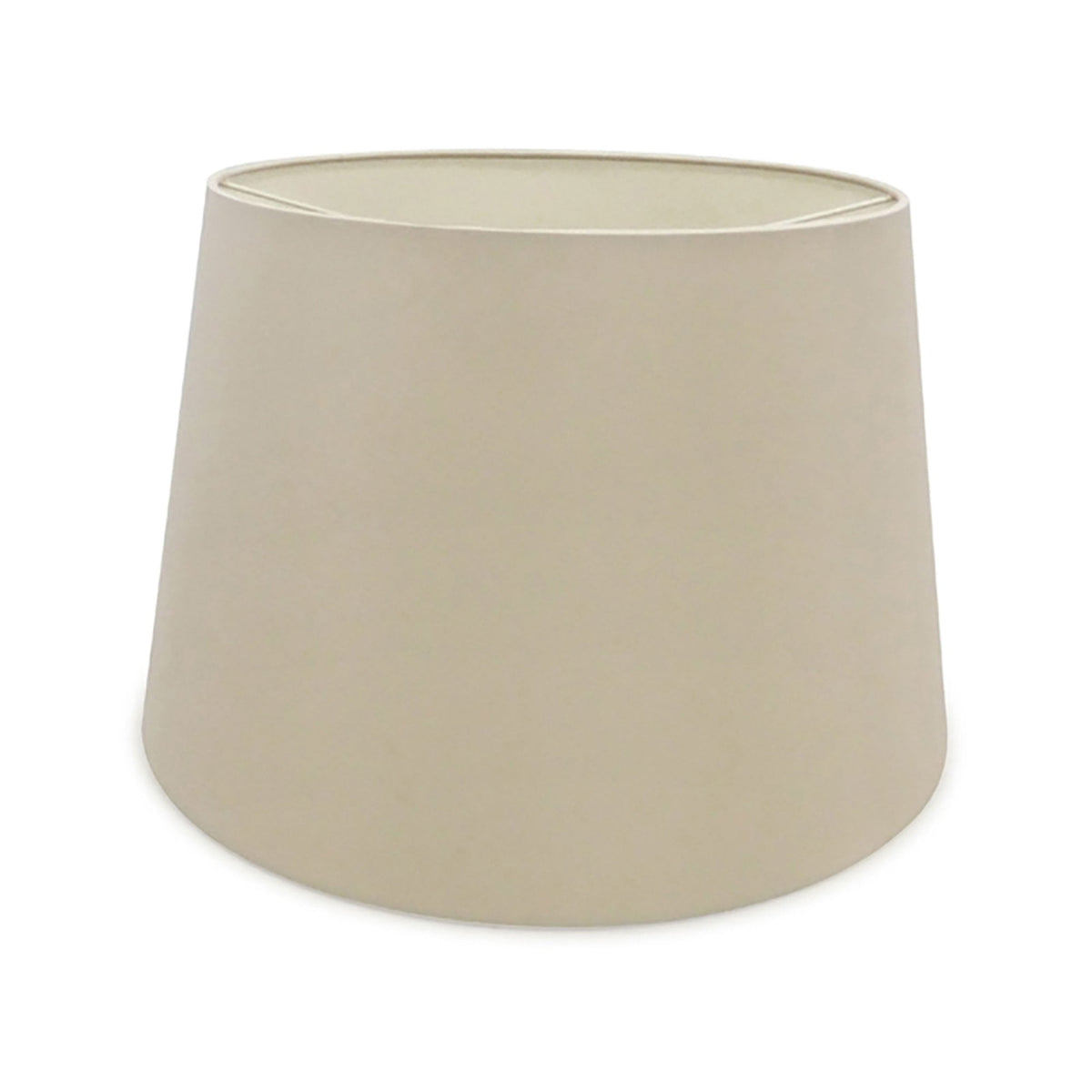 Sutton 40cm Nude Beige Faux Silk Tapered Shade
