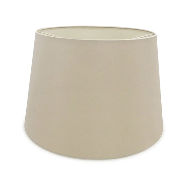 Sutton 40cm Nude Beige Faux Silk Tapered Shade