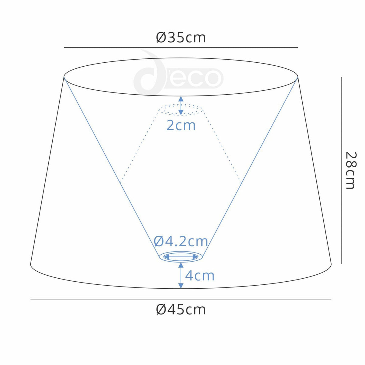 Sutton 45cm Nude Beige Faux Silk Tapered Shade