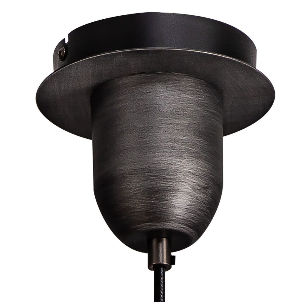 Atherington E27 Suspension Kit in Aged Pewter & Matt Black