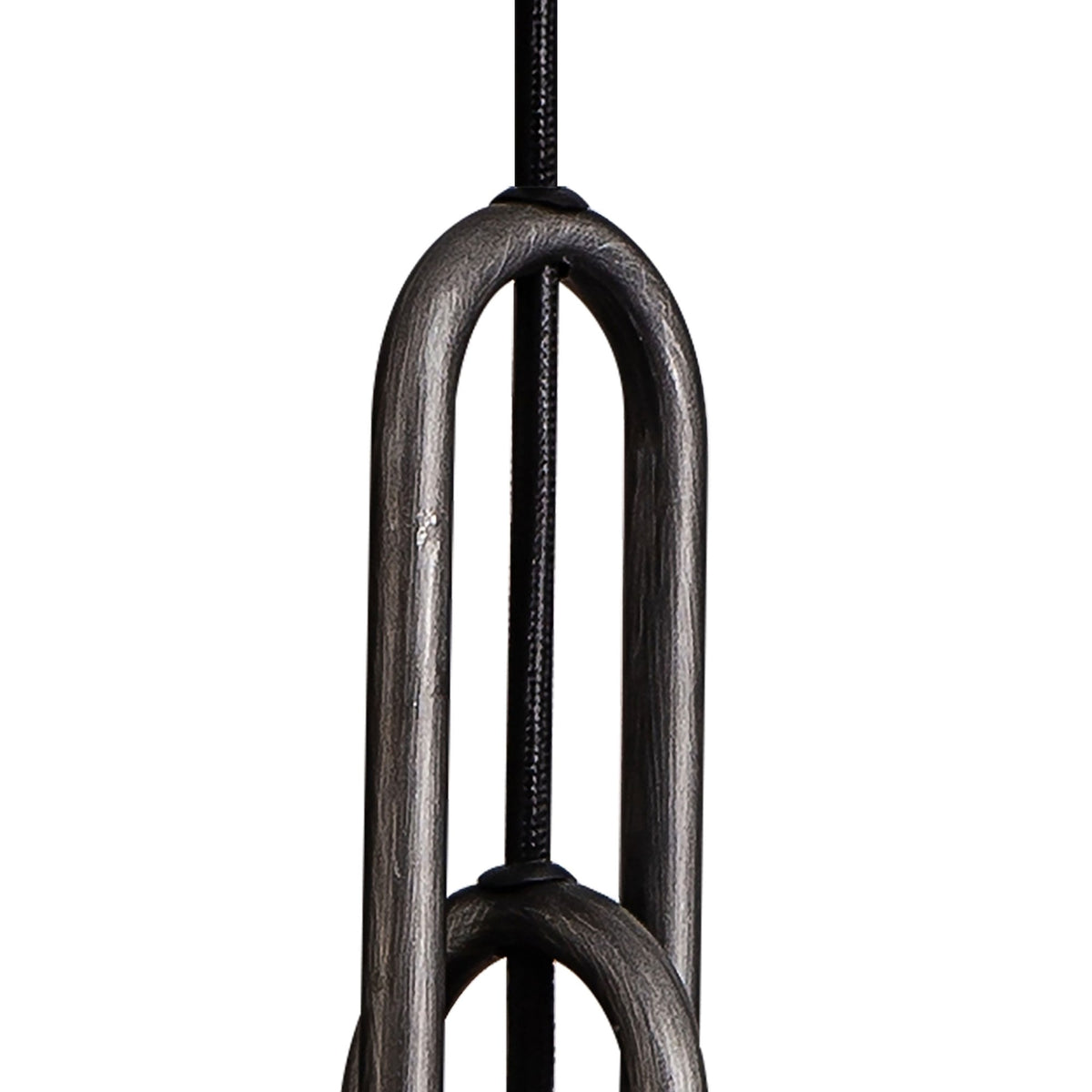 Atherington E27 Suspension Kit in Aged Pewter & Matt Black