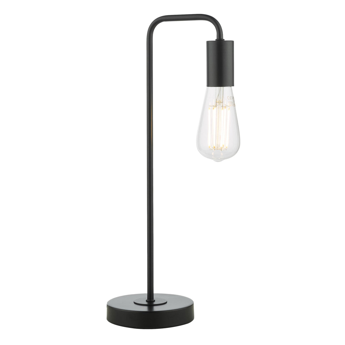 Dena Table Lamp In Matt Black