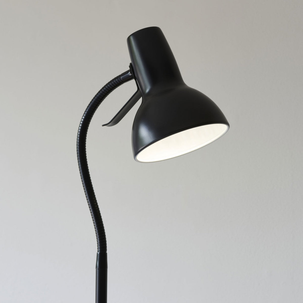 Amalfi Task Floor Lamp in Matt Black