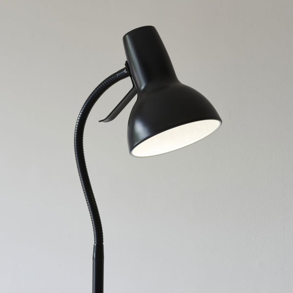 Amalfi Task Floor Lamp in Matt Black