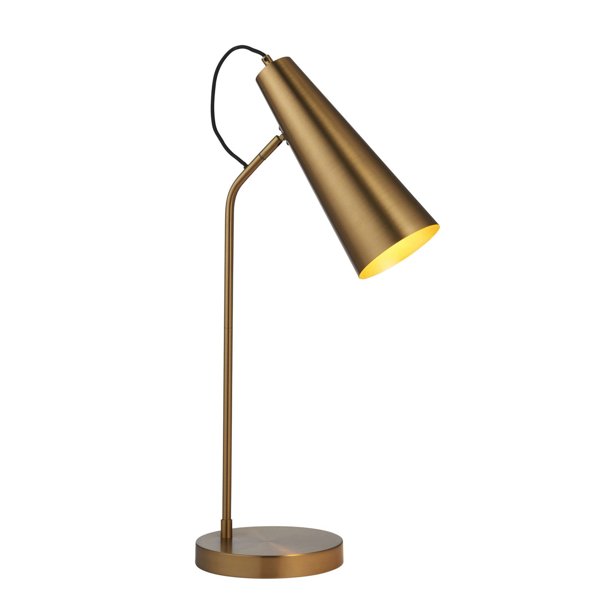 Karna Task Table Lamp in Antique Brass