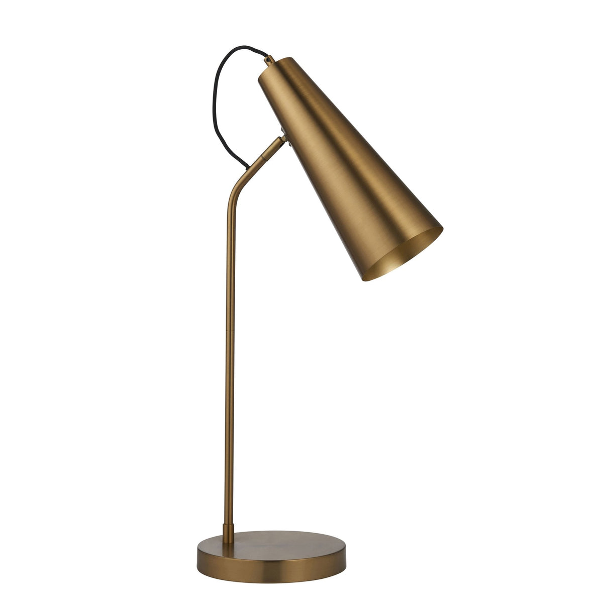 Karna Task Table Lamp in Antique Brass