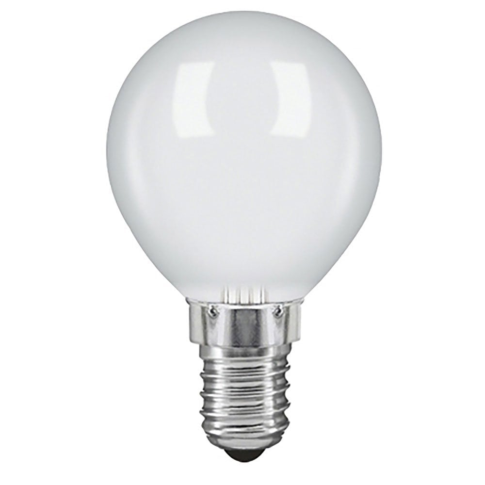 Incandescent E14 Dimmable Warm White Opal Golf Ball 60W 2700K 560lm