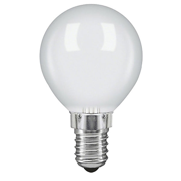Incandescent E14 Dimmable Warm White Opal Golf Ball 60W 2700K 560lm