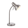 Amalfi Task Table Lamp in Satin Nickel with USB Port