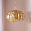 Delphine 450mm Single Pendant in Gold Leaf