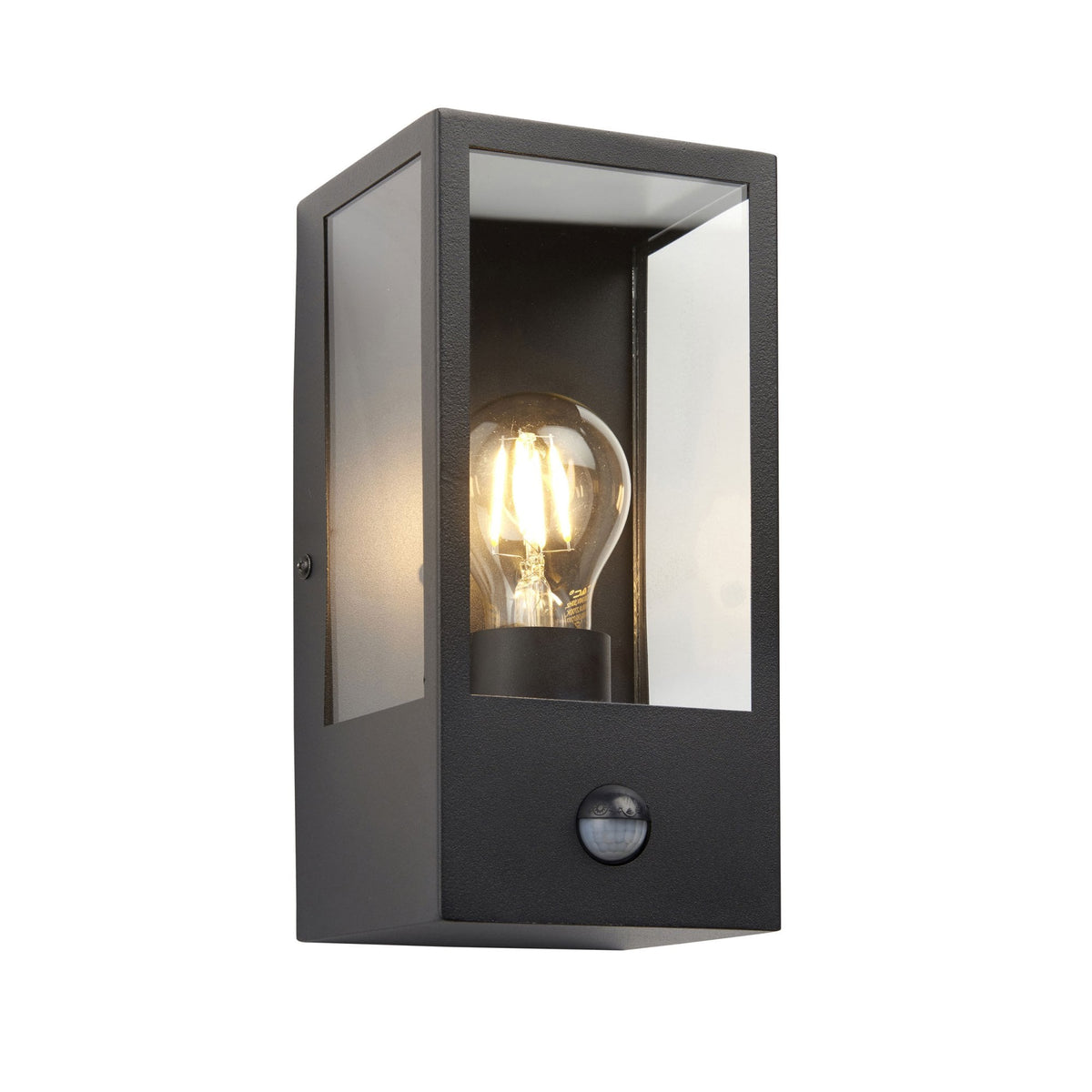 Oxford IP44 Exterior PIR Wall Light in Matt Black