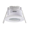 Recessed IP65 PIR Motion Sensor In White