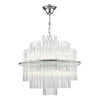 Lukas Pendant In Polished Chrome & Clear Glass