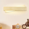 Alston 8W LED Wall Light in Brushed Gold & Frosted White