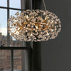Bridestowe Pendant G9 12 Light in French Gold & Clear Crystal