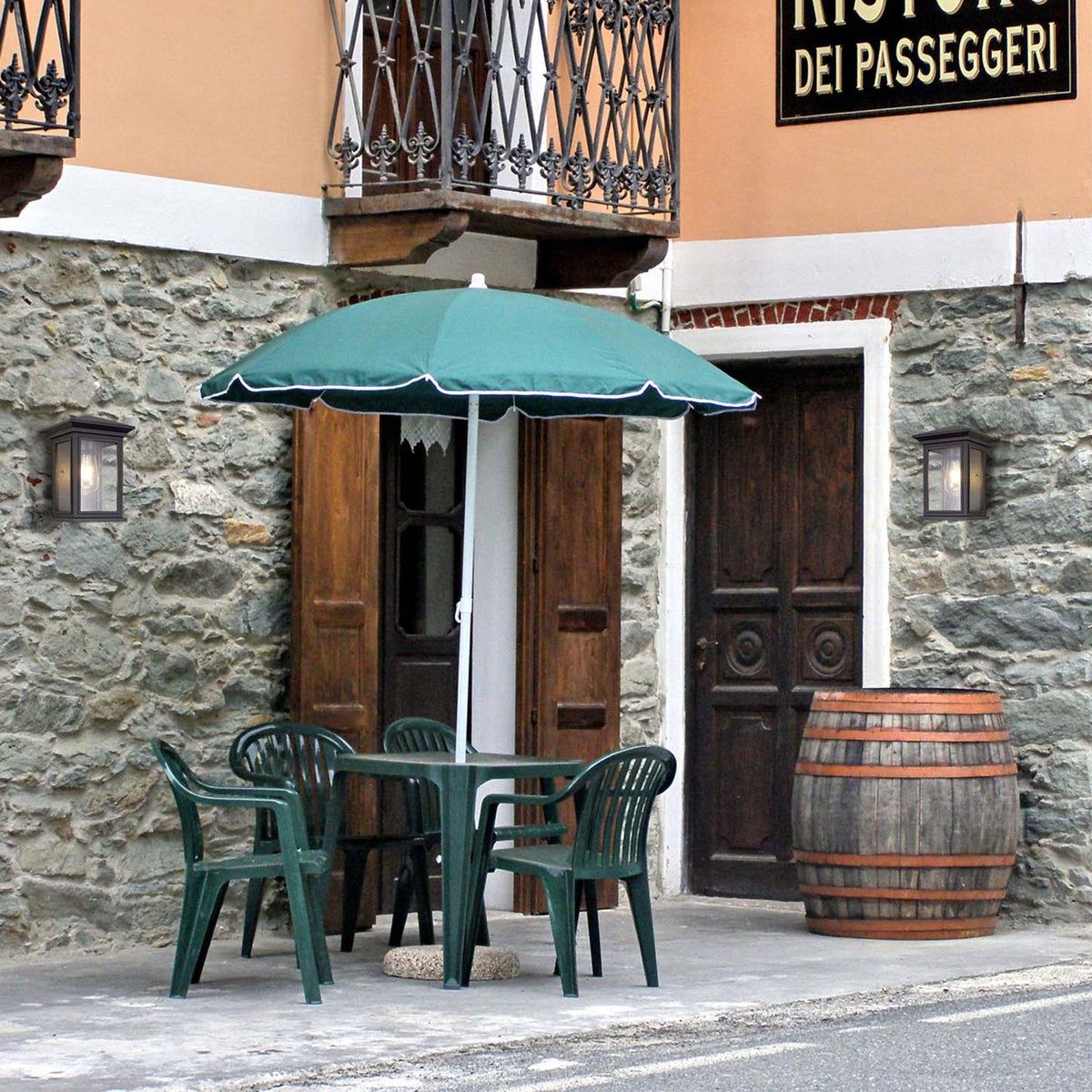 Kilmington IP54 Flush Light in Anthracite with Clear Seeded Glass