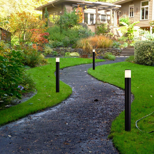 Merrivale IP54 Exterior 90cm Post Light in Anthracite with Opal Diffuser