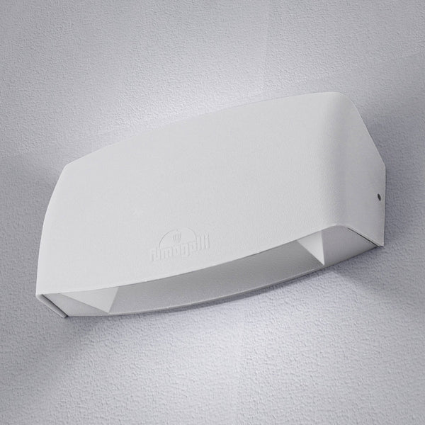 Abram 190 Up & Down Wall Light In White 7.5w CCT 810lm