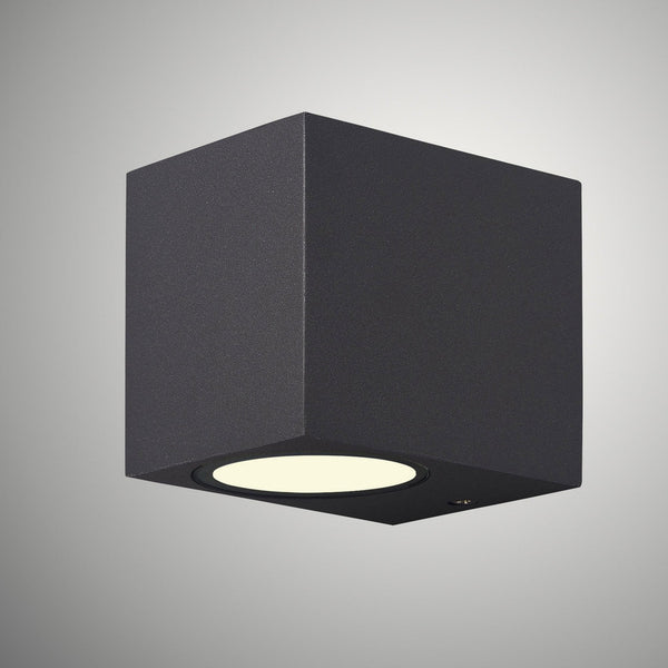 Kandanchu Square GU10 Outdoor Wall Light in Anthracite