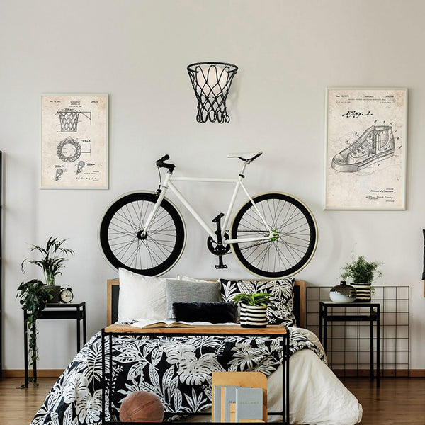 Basketball Wall Light in Matt Black