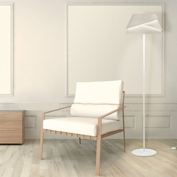 Alboran 410 Floor Lamp in White