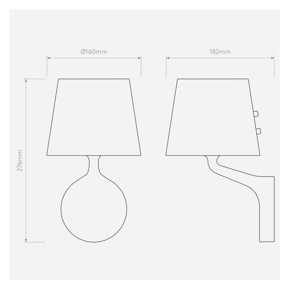 Millie Wall Light with Frosted Glass in Matt Black