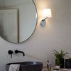 Millie Wall Light with Frosted Glass in Polished Chrome