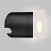 Aspen Square Eyelid Recessed LED IP65 Wall Light in Sand White