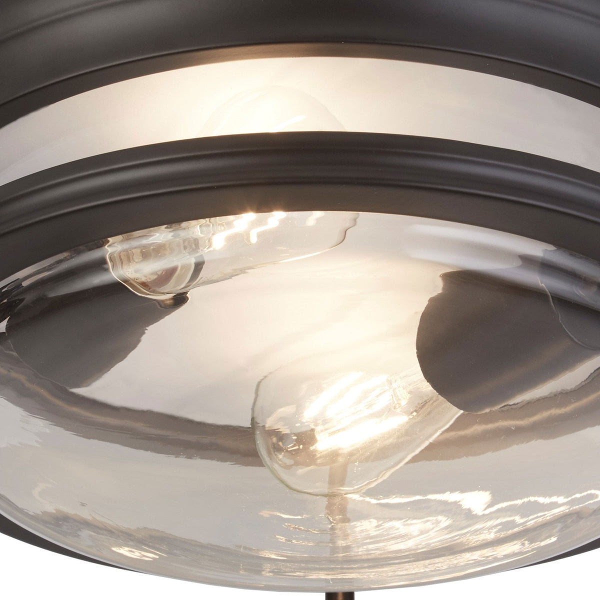 Glasgow IP44 Ceiling Light In Matt Black