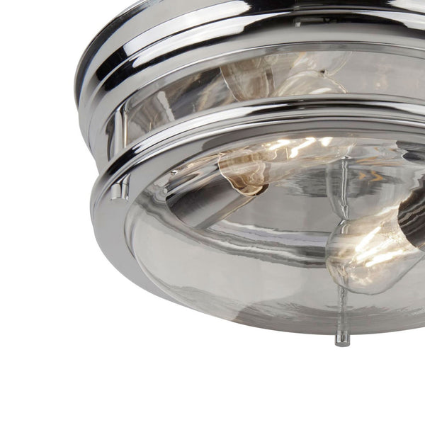 Glasgow IP44 Ceiling Light In Polished Chrome