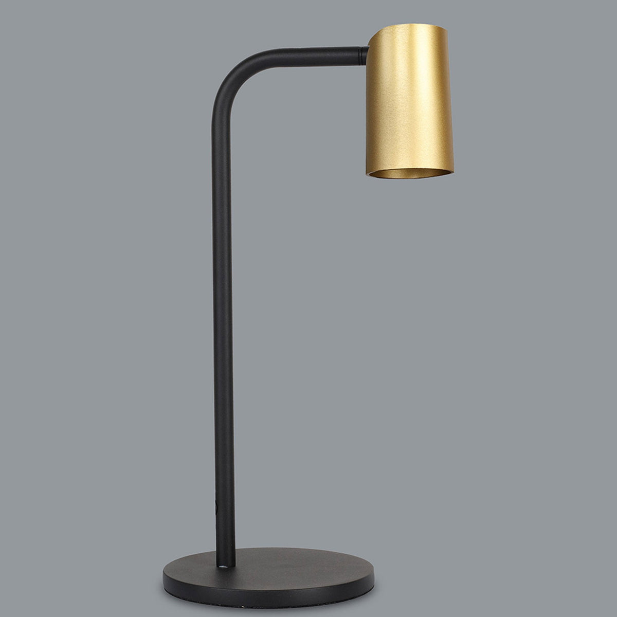 Sal 365mm Table Lamp in Matt Black and Satin Gold