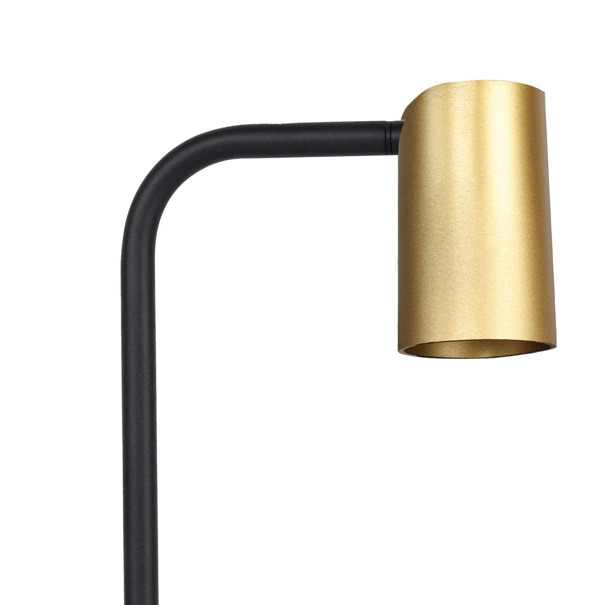 Sal 365mm Table Lamp in Matt Black and Satin Gold