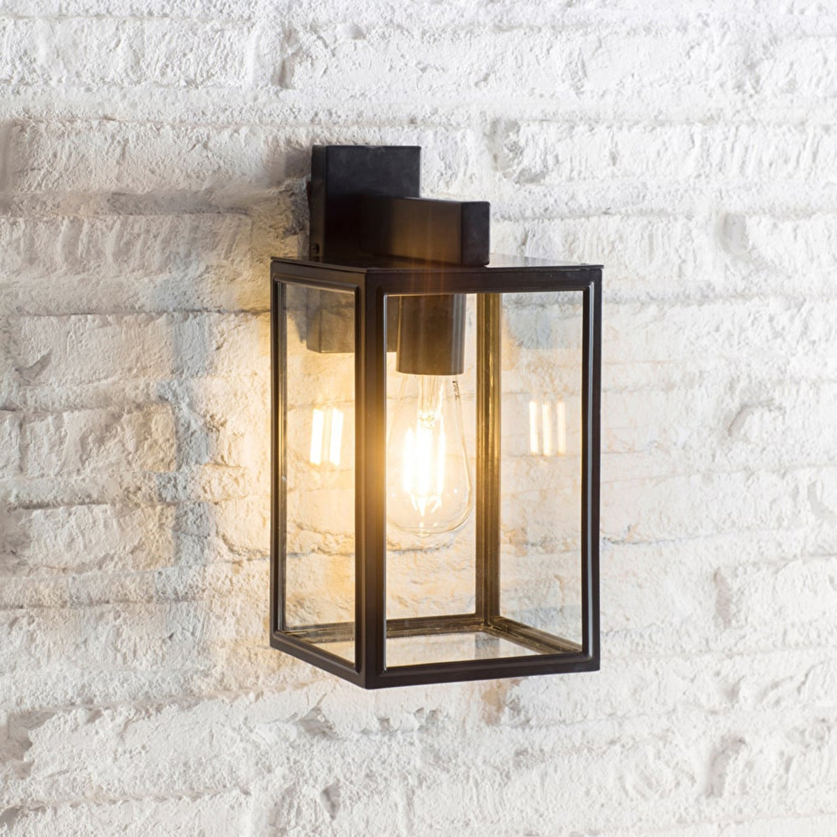 Belgrave IP44 Carriage Outdoor Wall Light in Carbon