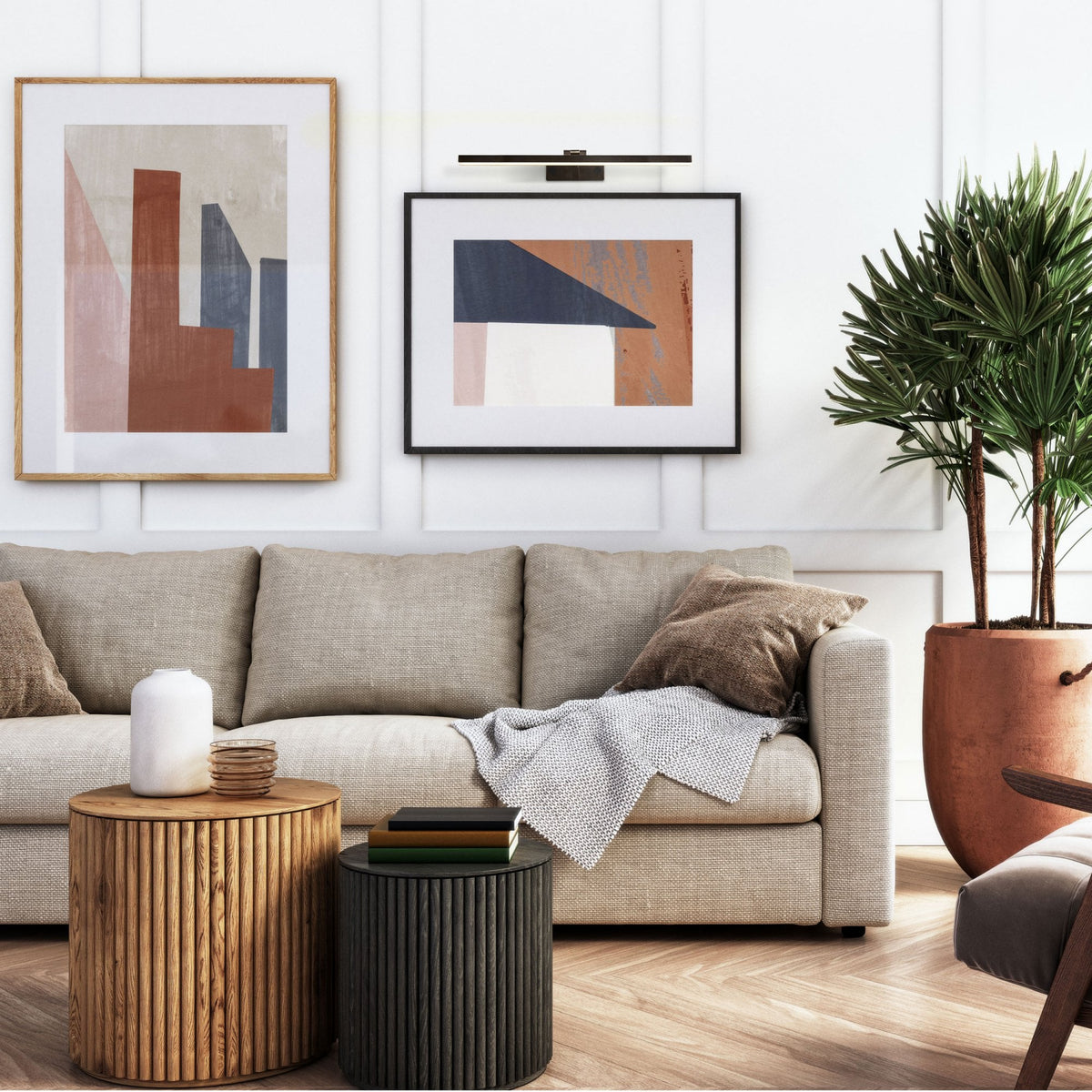 Rhodes 60cm LED Picture Light In Matt Black