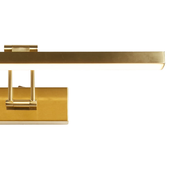 Rhodes 40cm LED Picture Light In Satin Brass
