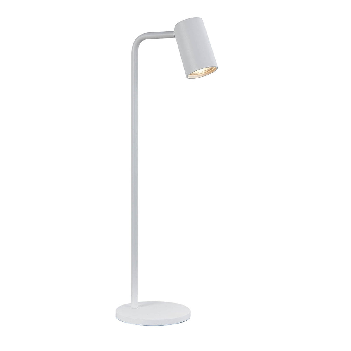 Sal 535mm Switched Table Lamp in Matt White