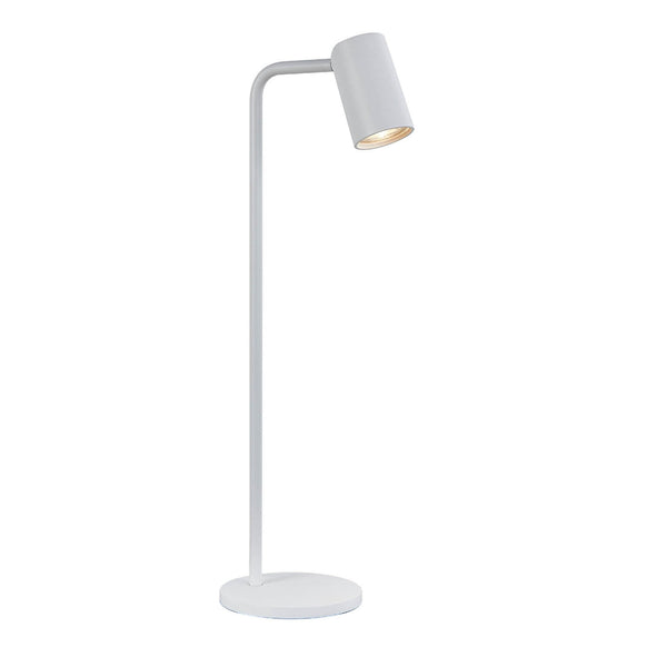 Sal 535mm Switched Table Lamp in Matt White
