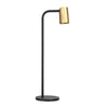 Sal 535mm Switched Table Lamp in Matt Black & Satin Gold