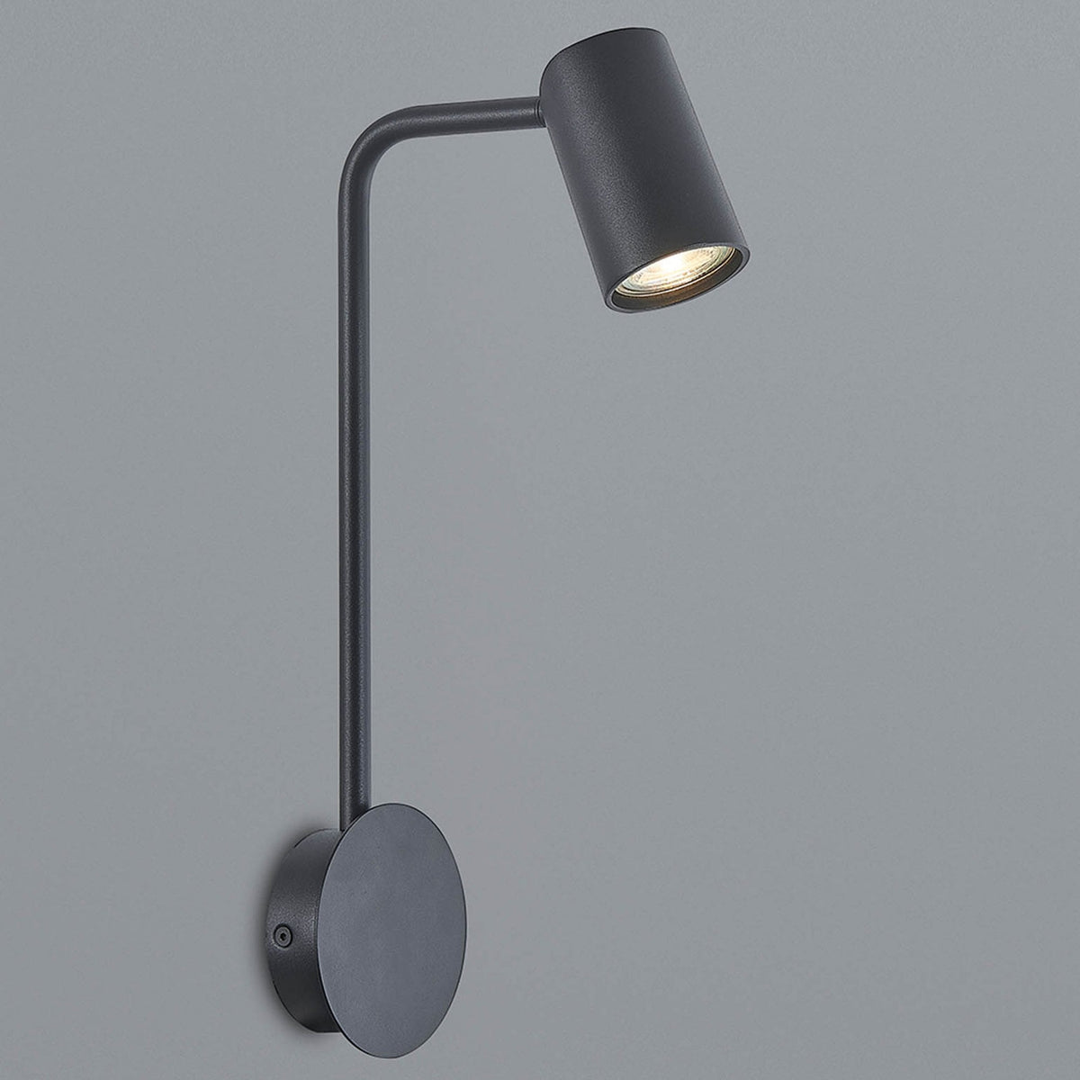 Sal Task Wall Spotlight in Matt Black