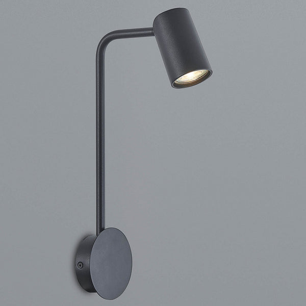 Sal Task Wall Spotlight in Matt Black