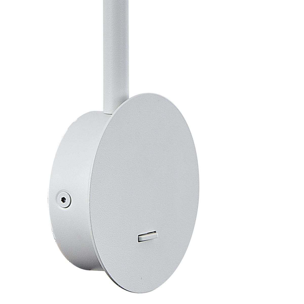 Sal Task Switched Wall Spotlight in Matt White