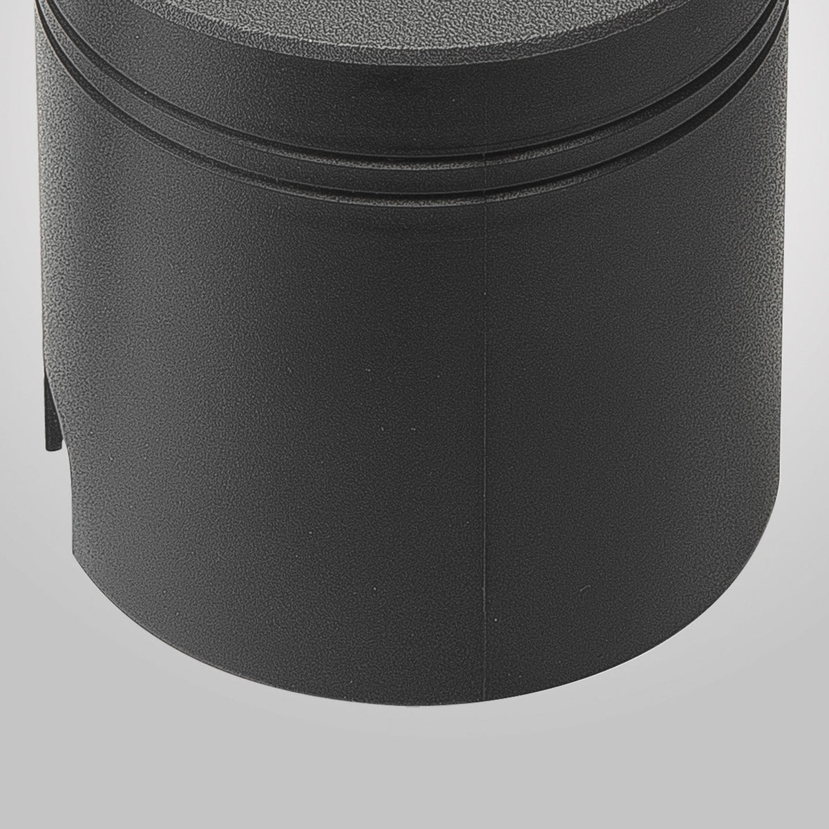 Aspen Round Angled Recessed LED IP65 Wall Light in Anthracite