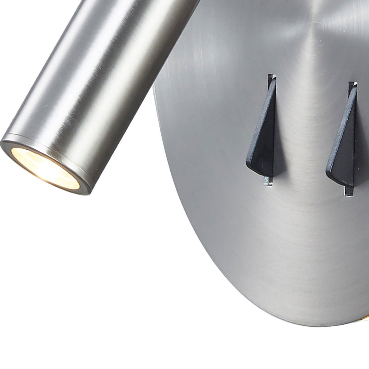 Cayman LED Wall Reading Bedside Light in Satin Nickel